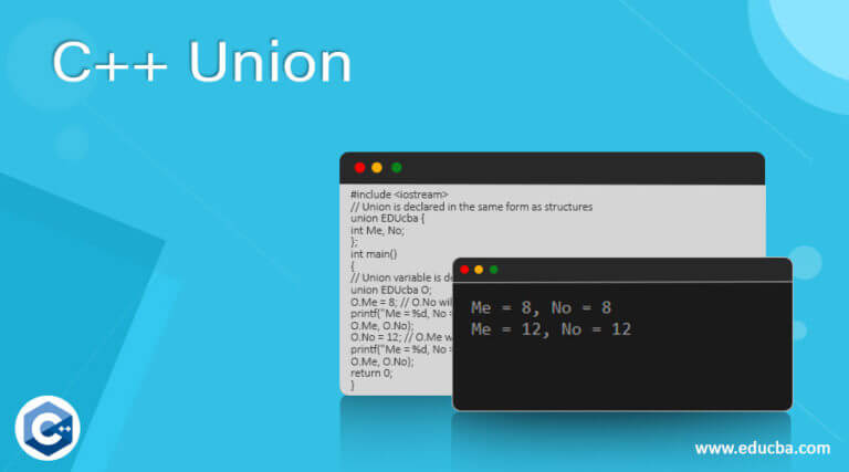C++ Union | Working of Union in C++ with Examples