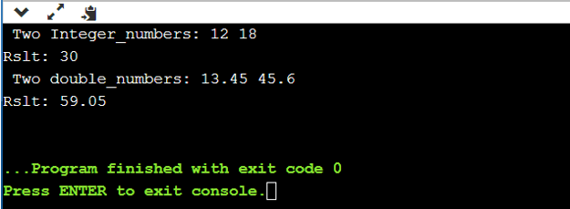 double data type representation in c