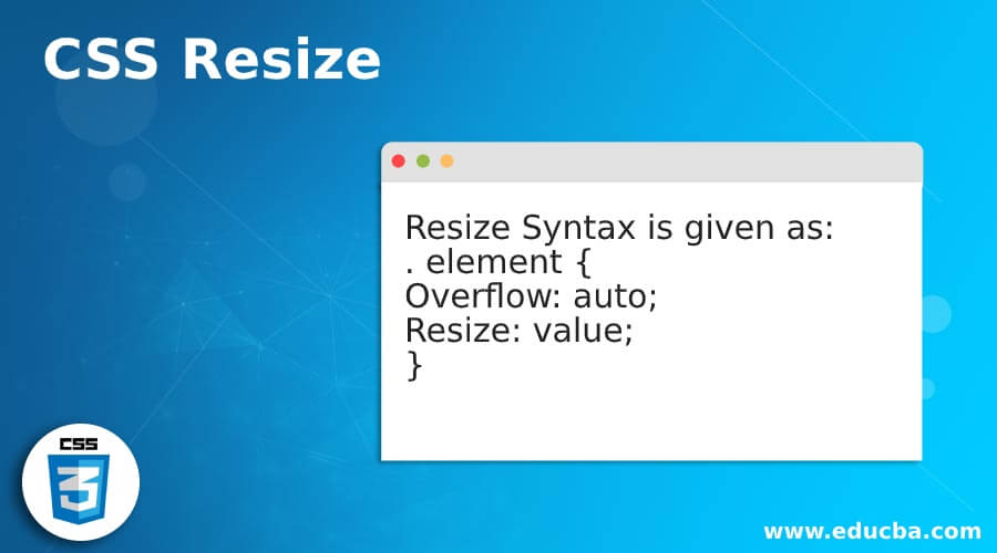 CSS Resize