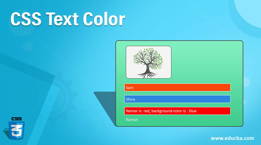 CSS Text Color | How does Text Color work in CSS with Examples