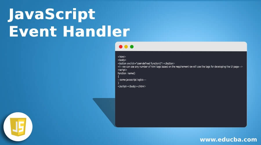 javascript assign event handler