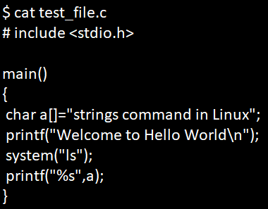Linux String Command 3