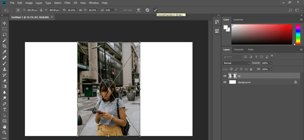 Photoshop Extend Background output 3