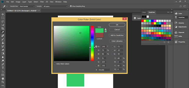 The Color Picker popover · Sketch