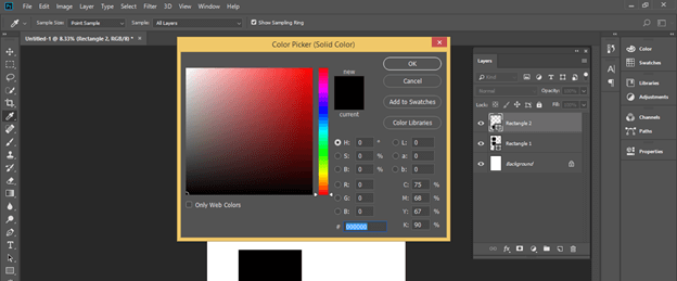 Photoshop color picker output 7