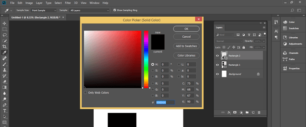 photoshop color picker shortcut color wheel