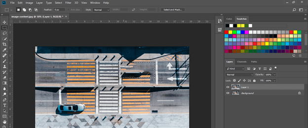 Photoshop content aware fill output 10