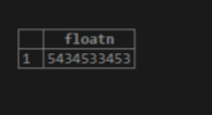 PostgreSQL Float 2
