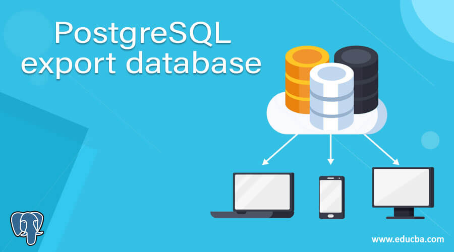 PostgreSQL export database