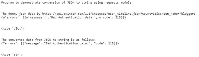 Python JSON to string 2