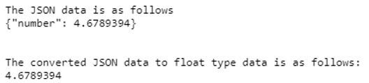 float type data