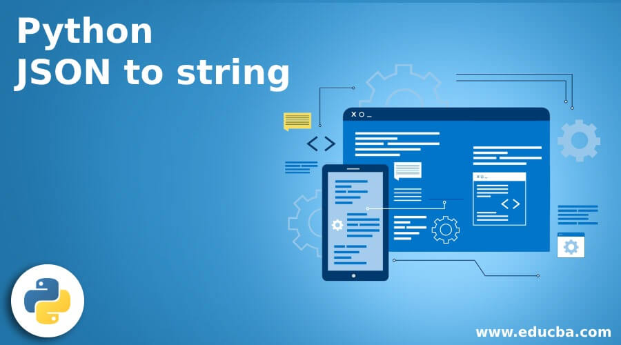 Python JSON to string