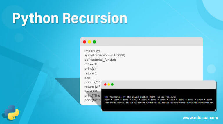 Python Recursion | How Recursive Function Of Python Works?