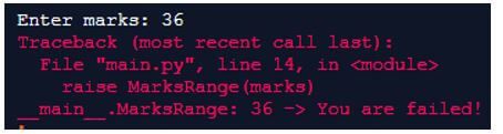 Python Exceptions - Raising Exceptions - How to Manually Throw an Exception  Code Example - APPFICIAL 