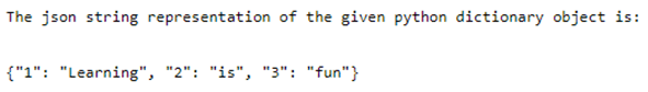 Python json.dumps-1.1