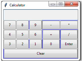 Tkinter Calculator