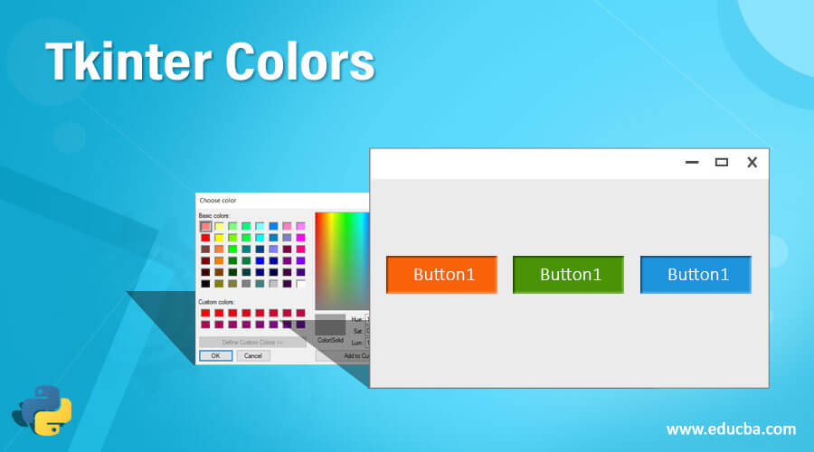 Tkinter Colors How to Work Tkinter Colors with Examples