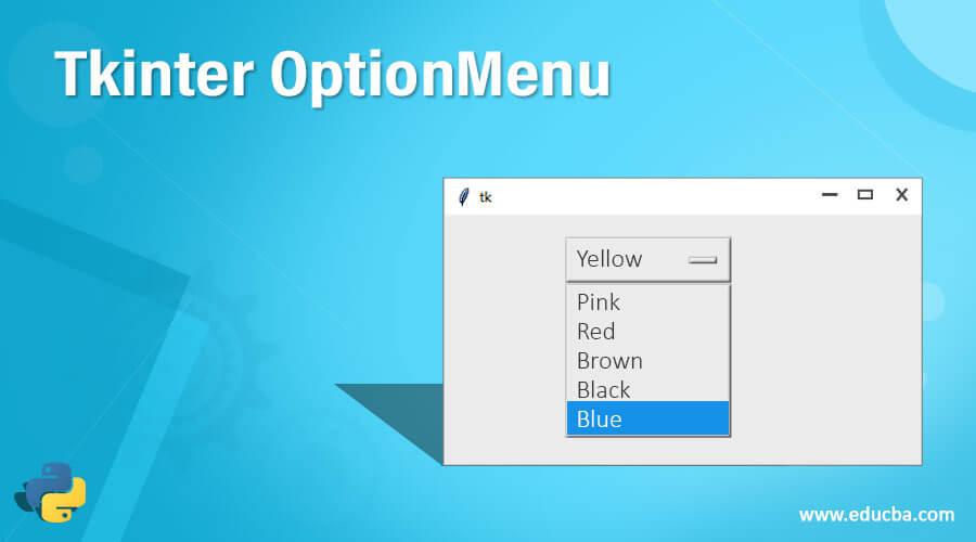 Tkinter OptionMenu