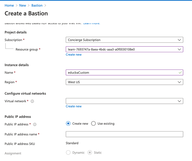 Azure bastion output 6