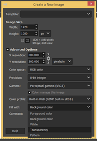 GIMP blend tool output 3