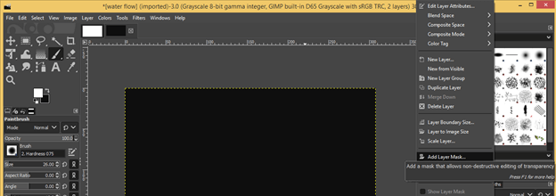 GIMP brushes output 25