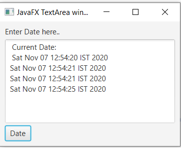 JavaFX TextArea 5