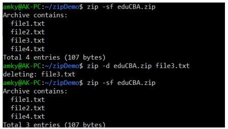Linux Zip Multiple Files 1