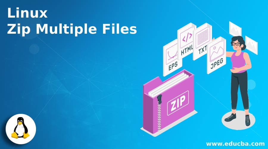 Linux Zip Multiple Files