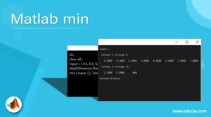 Matlab min | How min Function works in Matlab with Examples?