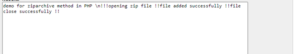 PHP ziparchive | How the ziparchive method works in PHP with example?