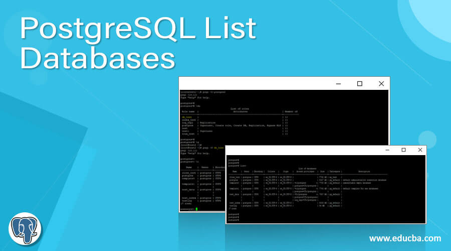 PostgreSQL List Databases How To List Databases In PostgreSQL 