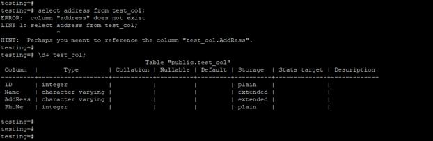 Postgresql Column Does Not Exist | Definition And Syntax