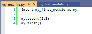 Python Modules output 4