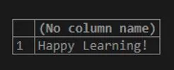 SQL Declare Variable 1