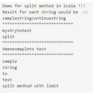 Scala Split-1.2
