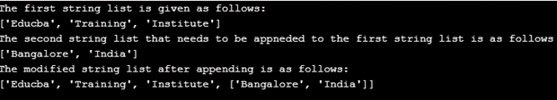 Python string append | Working of string append with Examples