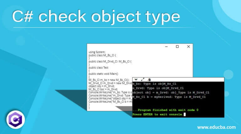 check type of generic object c#