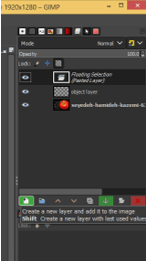 GIMP Floating Selection 11
