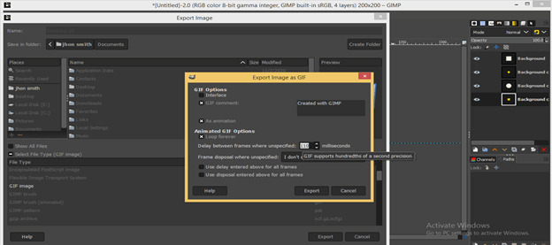 how to increase frame rate gimp gap