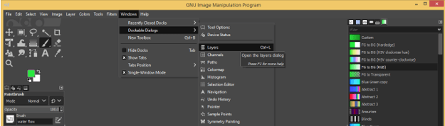 gimp resize layer