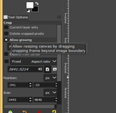 GIMP crop output 16