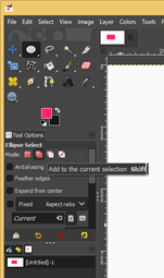 how to deselect in gimp