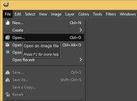 GIMP erase to transparent output 1