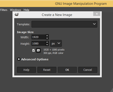 GIMP grid output 2