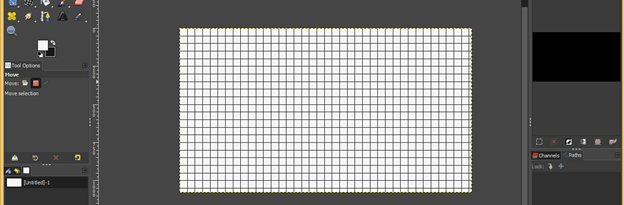 GIMP grid output 4