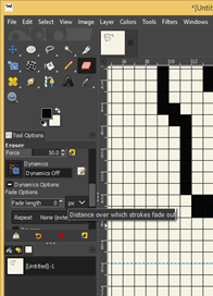 GIMP pixel art output 25