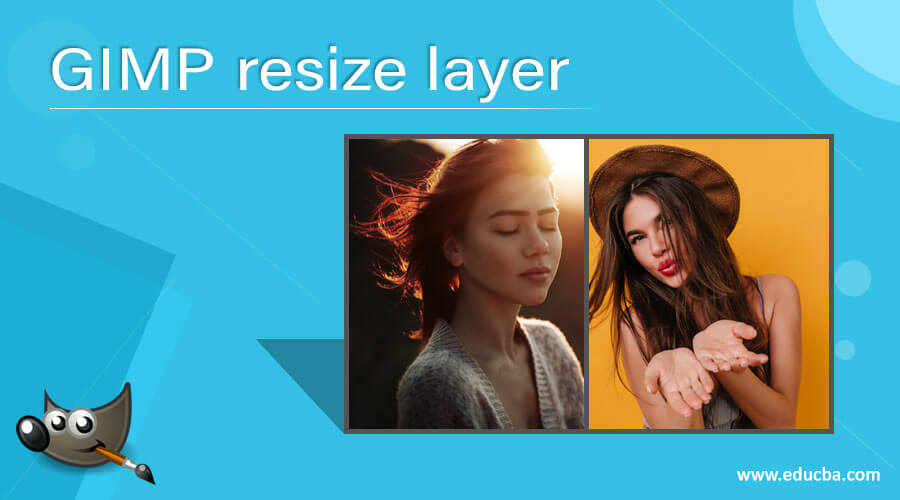 GIMP resize layer