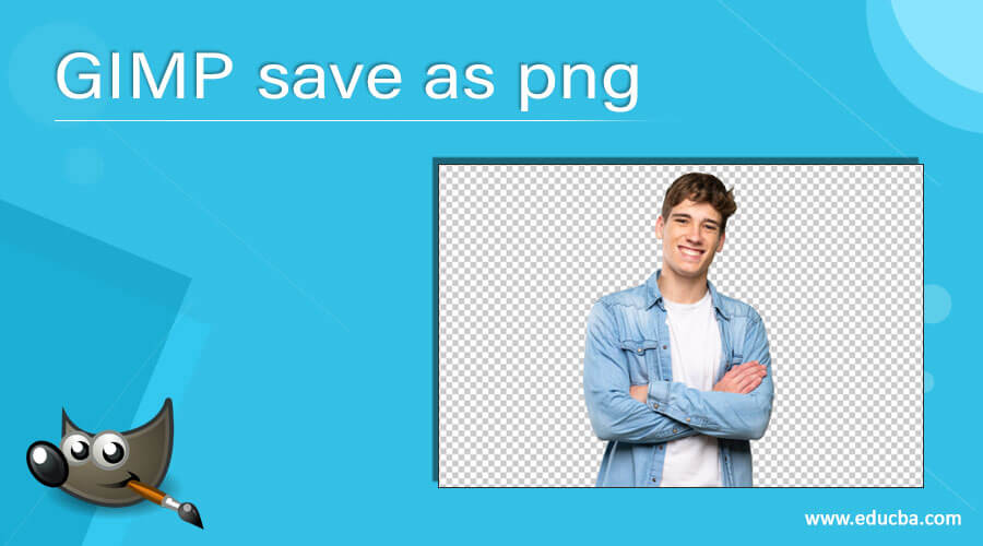 GIMP save as png