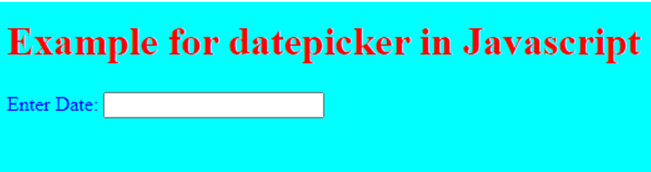 JavaScript DatePicker-1.1