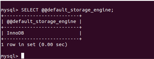 Default storage engine-1.5